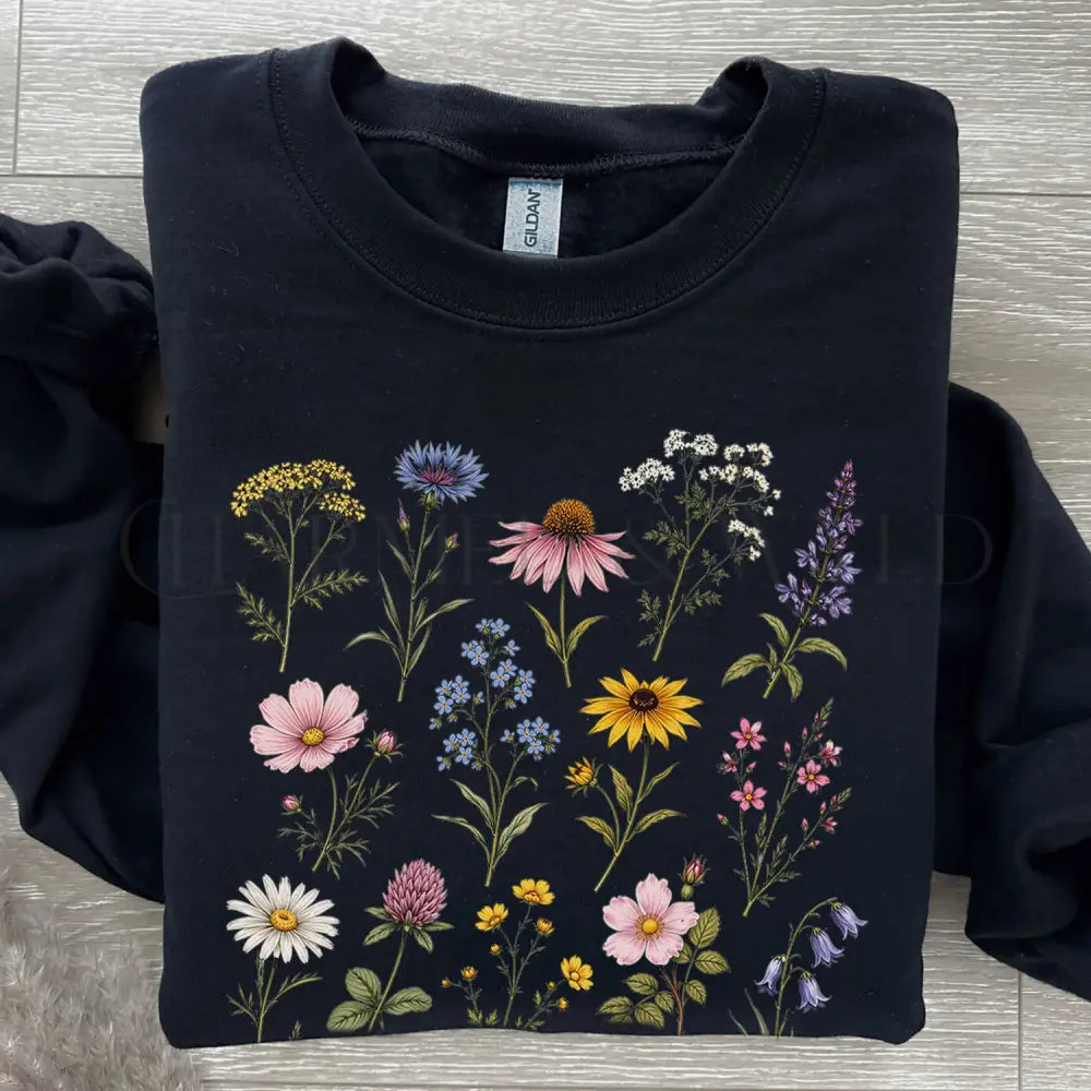 Meadow Blooms Sweatshirt - Sweatshirt