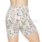Meadow Floral Biker Shorts - All Over Prints