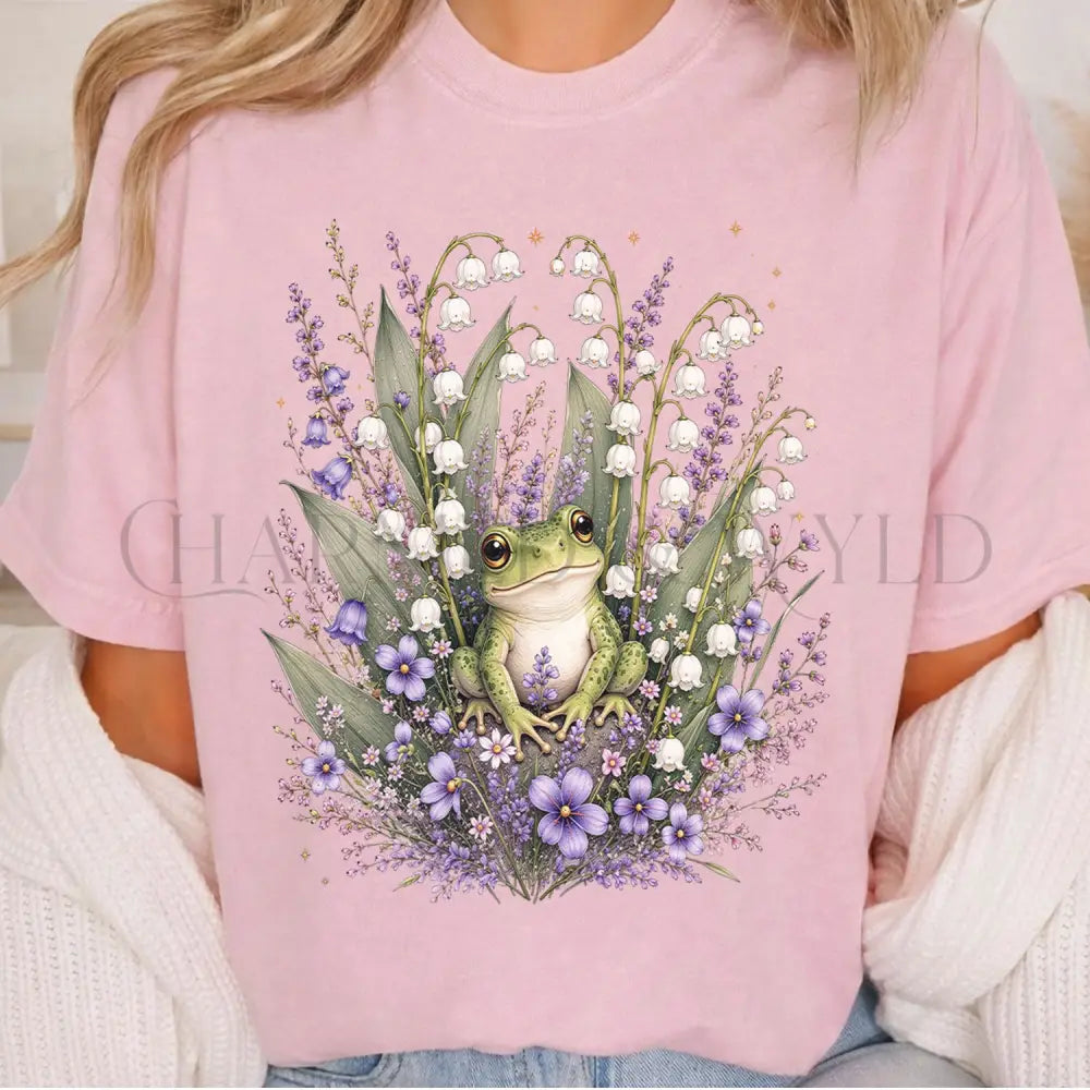 Meadow Frog Hopper T-Shirt - Blossom / S - T-Shirt
