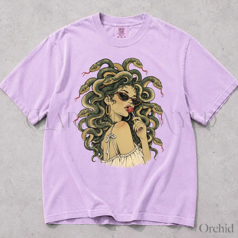 Medusa Comfort Colors T-Shirt - Orchid / S - T-Shirt