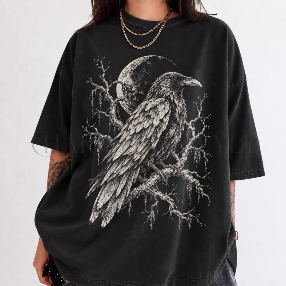 Midnight Raven Comfort Colors Shirt - Black / S - T-Shirt