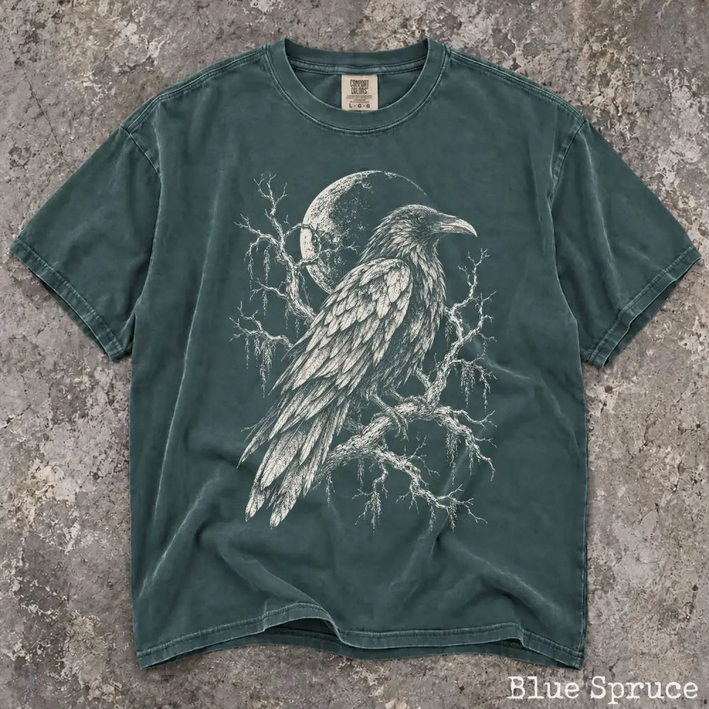 Midnight Raven Comfort Colors Shirt - Blue Spruce / S - T-Shirt