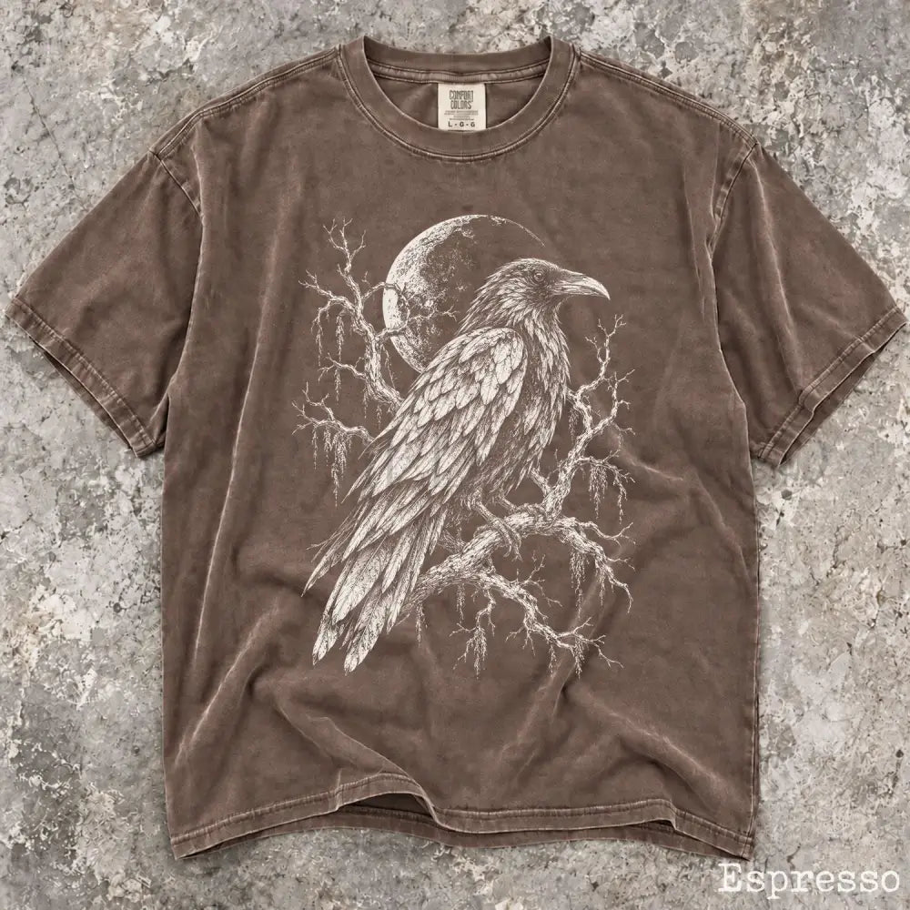 Midnight Raven Comfort Colors Shirt - Espresso / S - T-Shirt