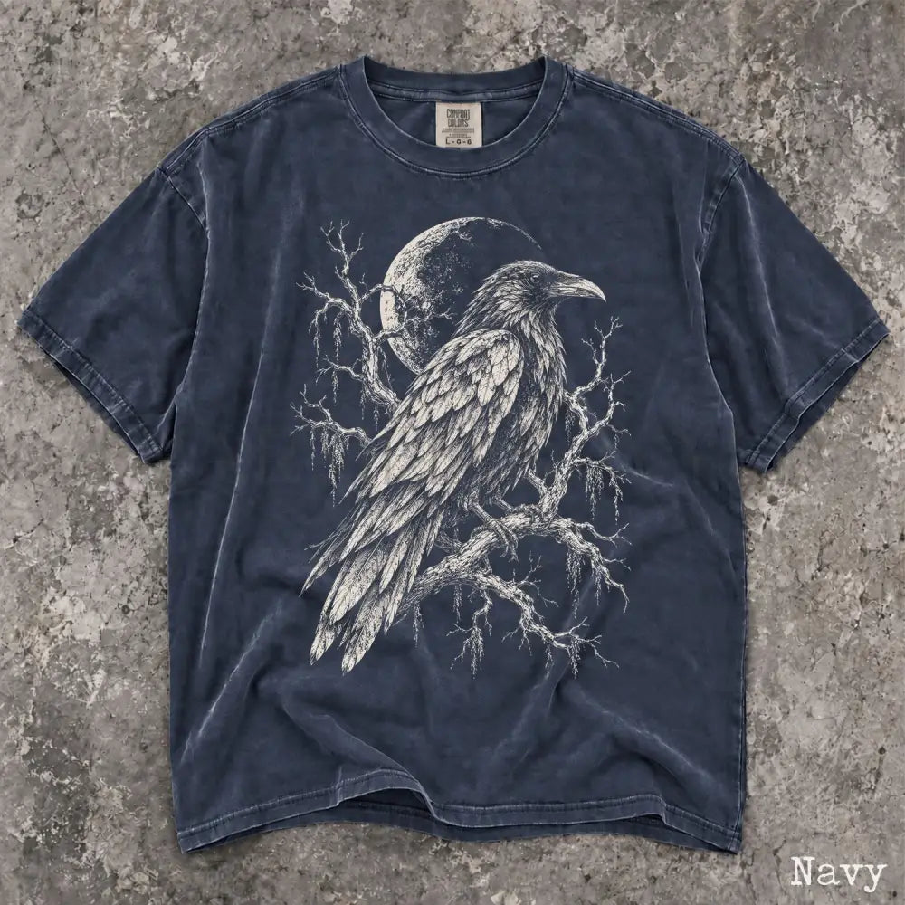 Midnight Raven Comfort Colors Shirt - Navy / S - T-Shirt