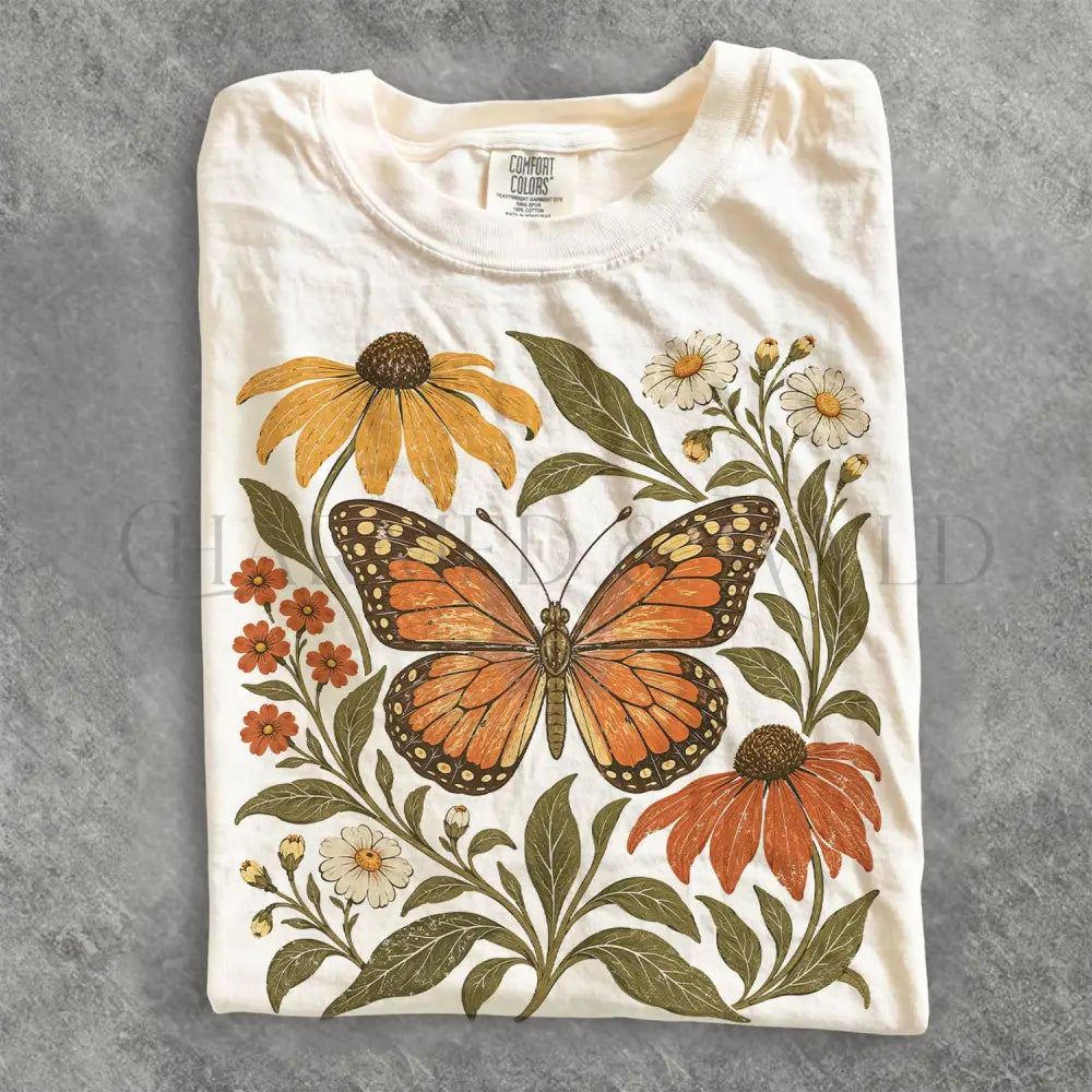 Monarch Butterfly Comfort Colors T-Shirt - T-Shirt