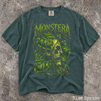 Monstera Plant Comfort Colors T-Shirt - Blue Spruce / S - T-Shirt