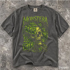 Monstera Plant Comfort Colors T-Shirt - Pepper / S - T-Shirt