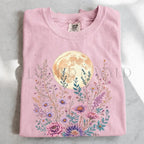 Moon Floral T-Shirt - Blossom / S - T-Shirt