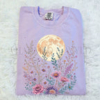 Moon Floral T-Shirt - Orchid / S - T-Shirt