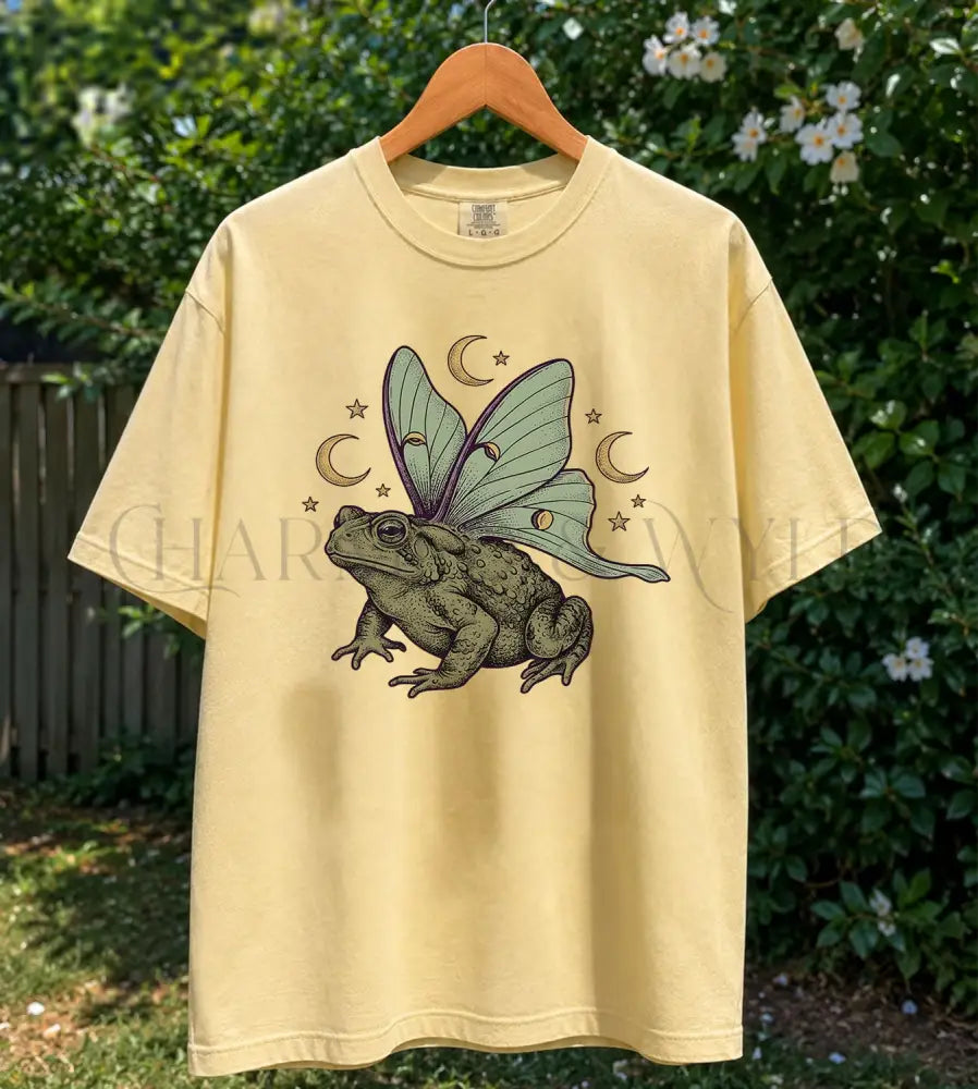 Moonlit Fairy Toad T-Shirt - Butter / S - T-Shirt