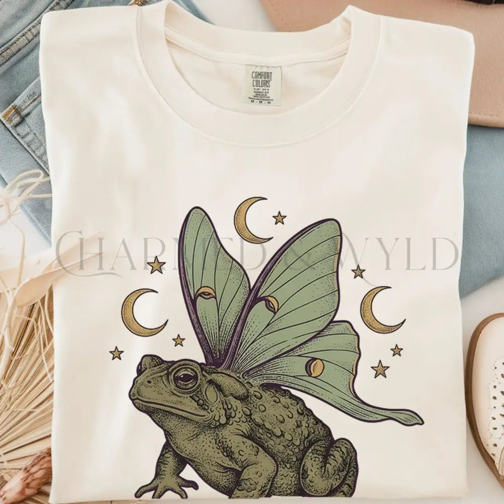 Moonlit Fairy Toad T-Shirt - Ivory / S - T-Shirt
