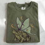 Moonlit Fairy Toad T-Shirt - Moss / S - T-Shirt