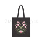 Moonlit Pink Orchid Flower Tote Bag - Charmed and Wyld