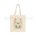 Moonlit Pink Orchid Flower Tote Bag - Charmed and Wyld