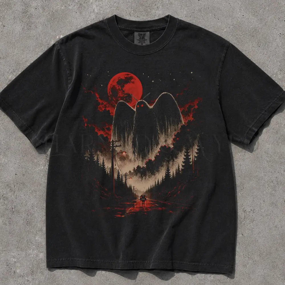 Mothman Comfort Colors T-Shirt - Black / S - T-Shirt