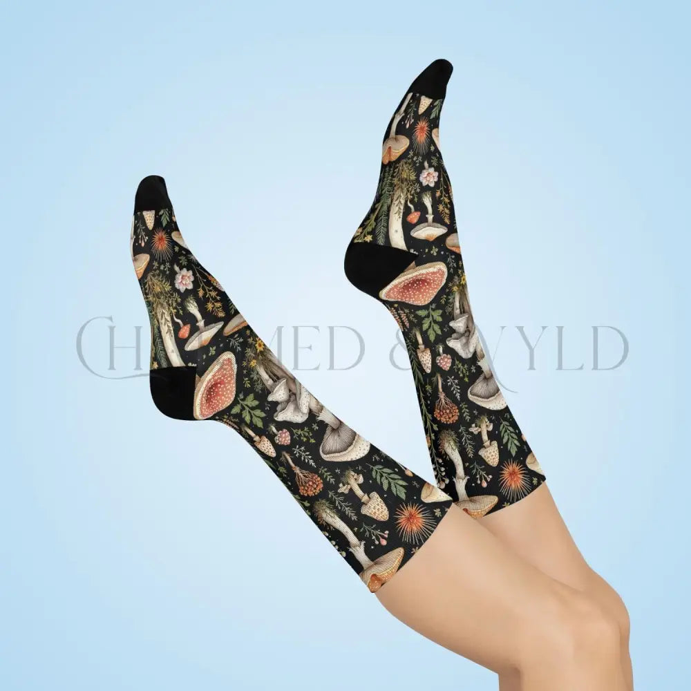 Mushroom Fungi Adults Unisex Socks