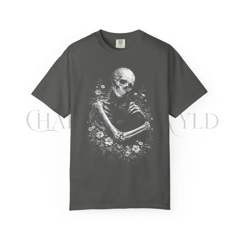 My Eternal Companion Skeleton T-Shirt - Pepper / S - T-Shirt