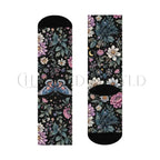 Mystic Floral Butterfly Adults Unisex Socks