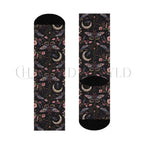 Mystic Moon Butterfly Adults Unisex Socks