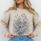 Mystic Moth Graphic Sweatshirt - Sweatshirt