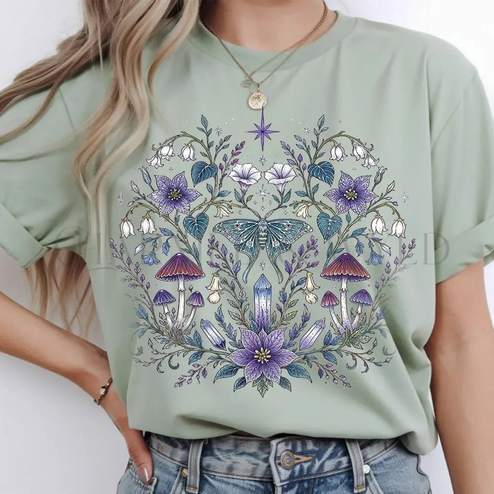Mystical Butterfly T-Shirt - Bay / S - T-Shirt
