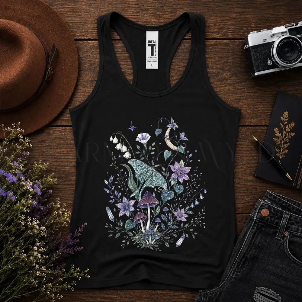 Mystical Moth Racerback Tank Top - Charmed and Wyld