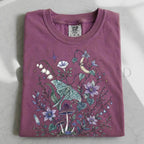 Mystical Moth T-Shirt - Berry / S - T-Shirt