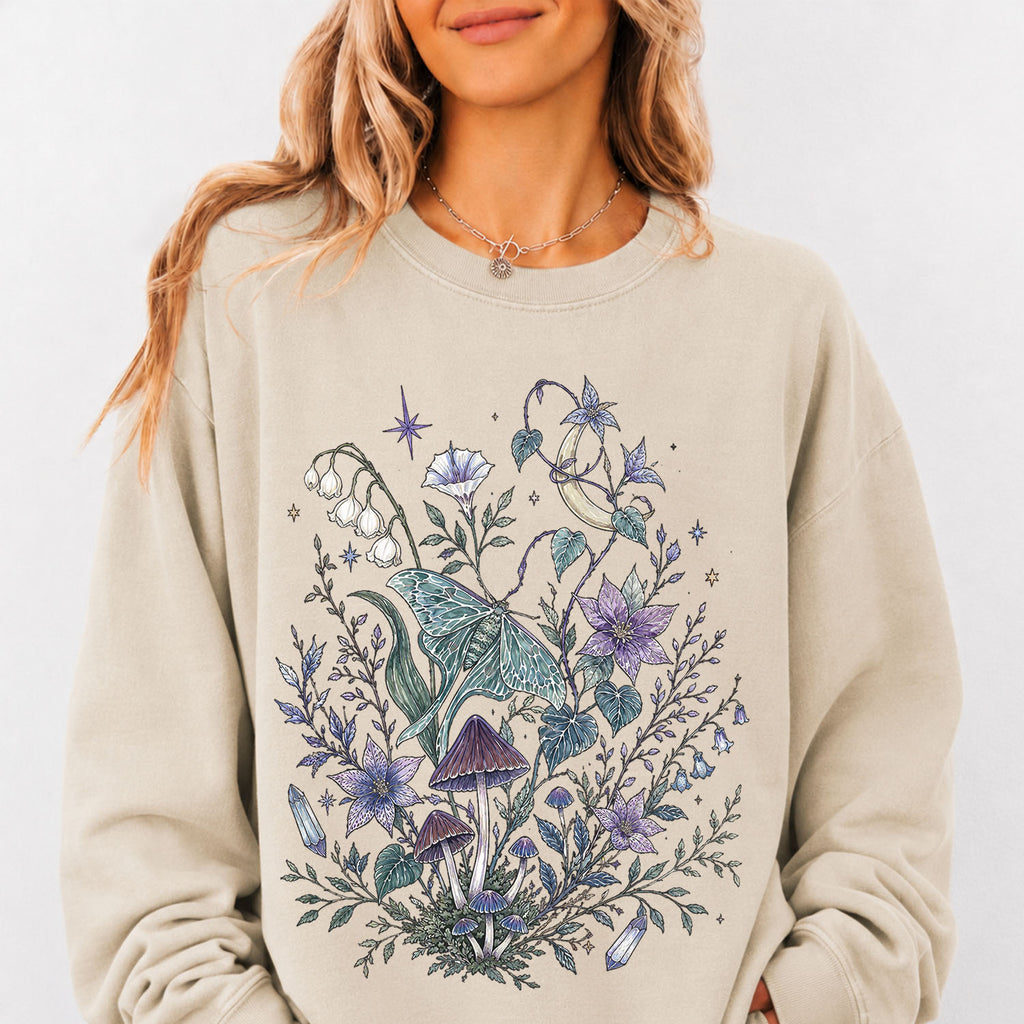 Mystic Moth Graphic Sweatshirt