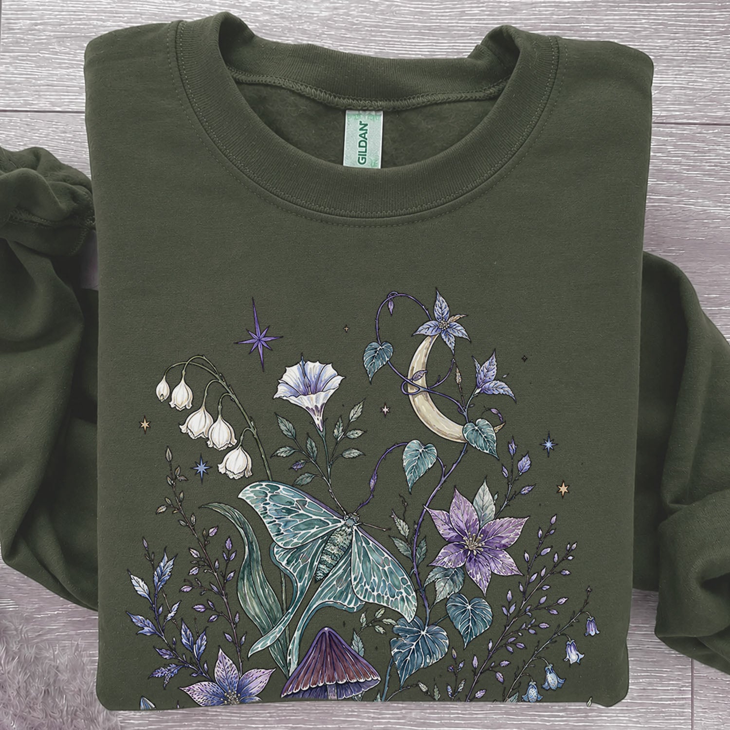 Mystic Moth Graphic Sweatshirt