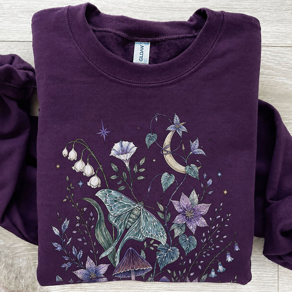 Mystic Moth Graphic Sweatshirt