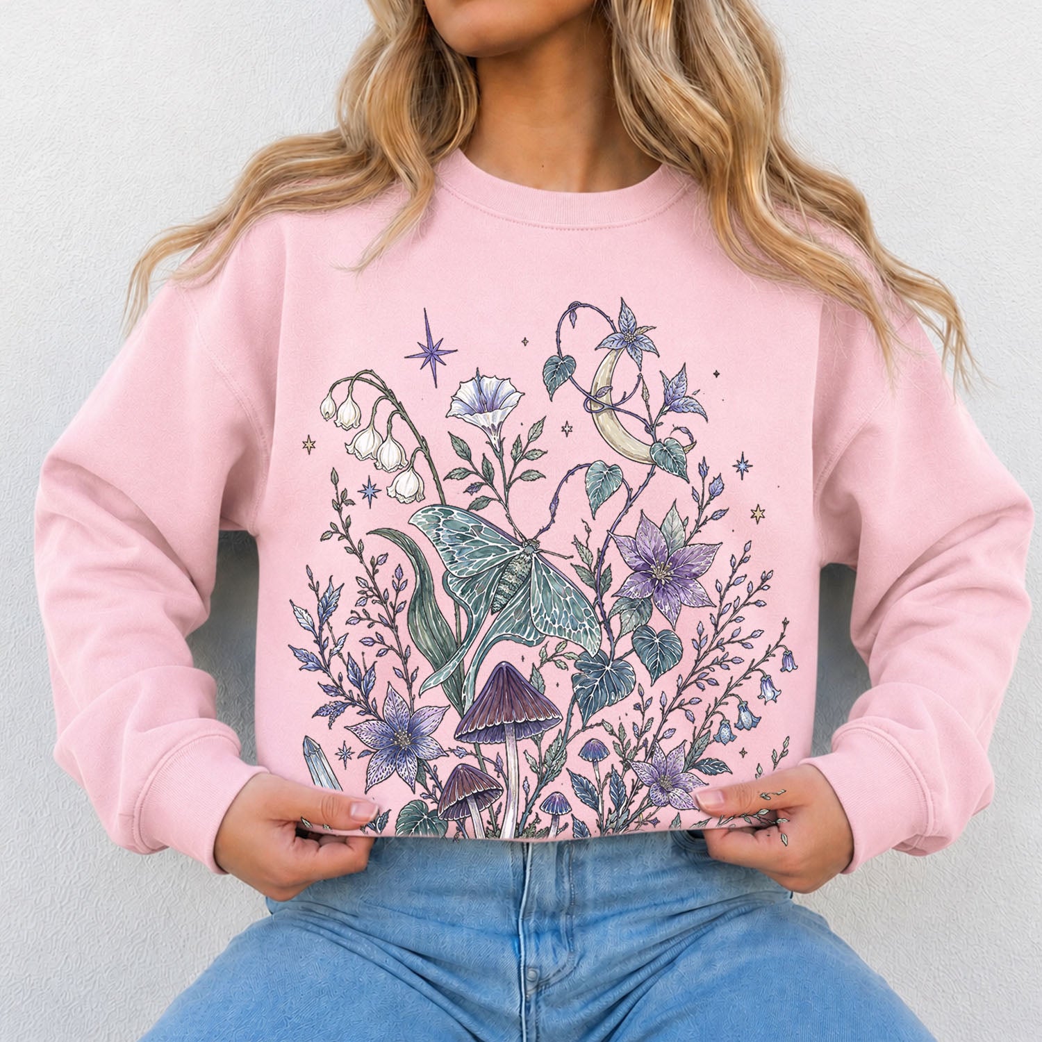 Mystic Moth Graphic Sweatshirt