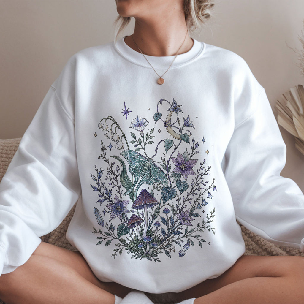 Mystic Moth Graphic Sweatshirt