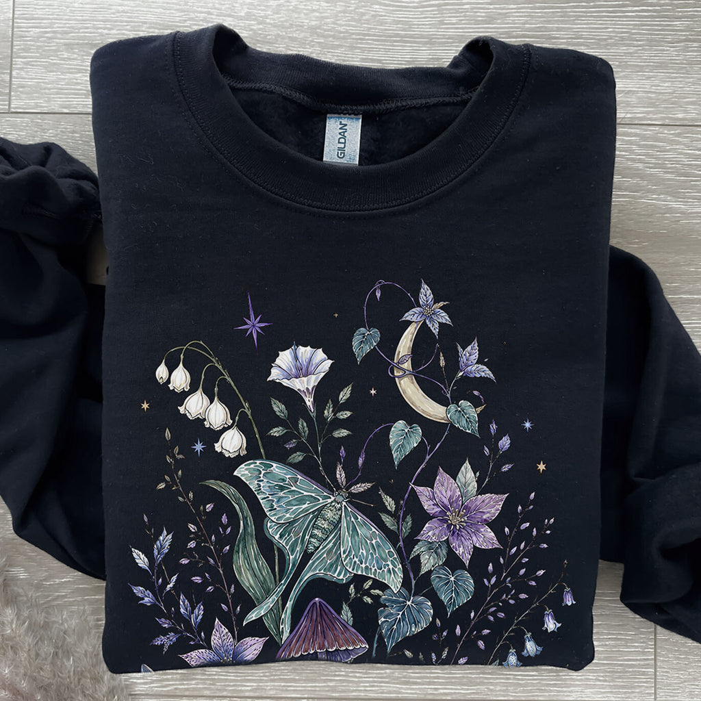 Mystic Moth Graphic Sweatshirt