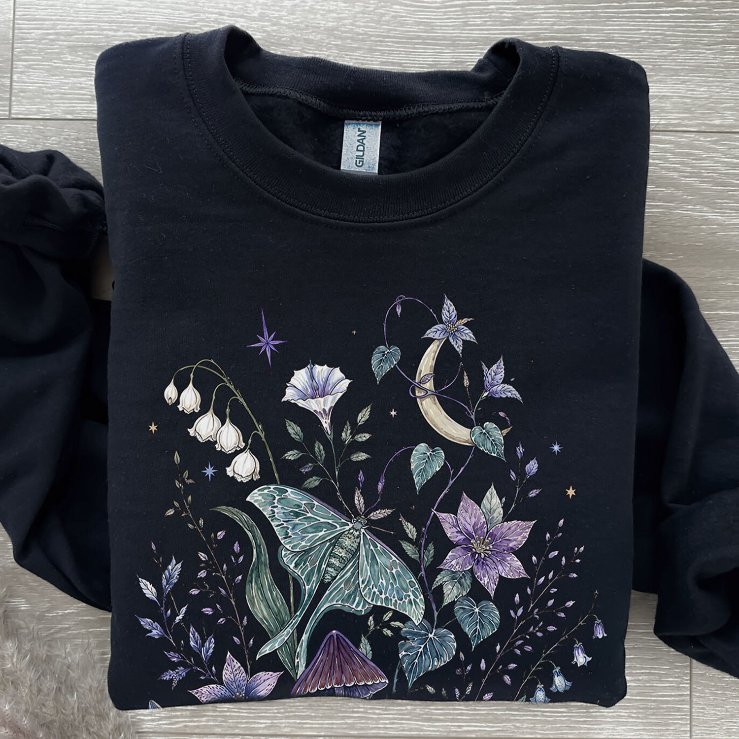 Mystic Moth Graphic Sweatshirt