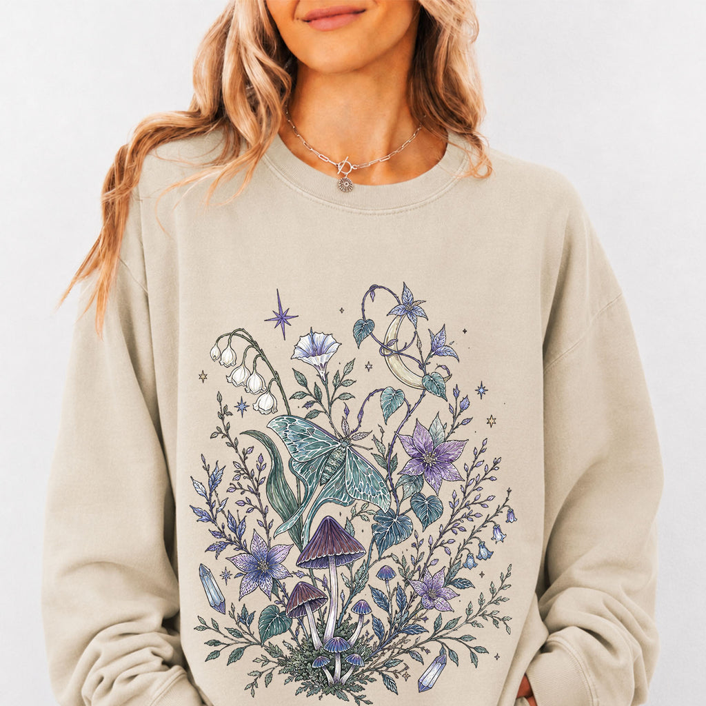 Mystic Moth Graphic Sweatshirt