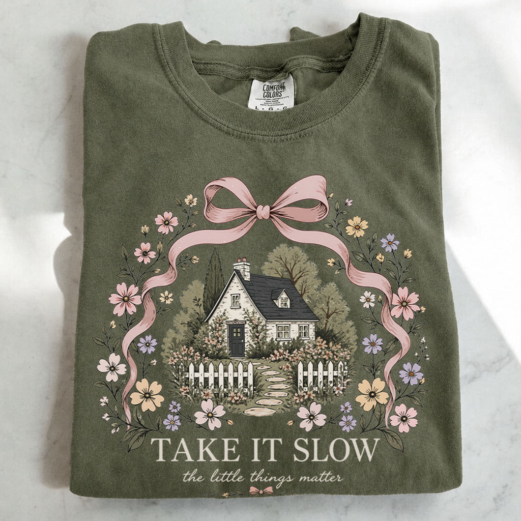 Take It Slow Coquette Cottage T-Shirt
