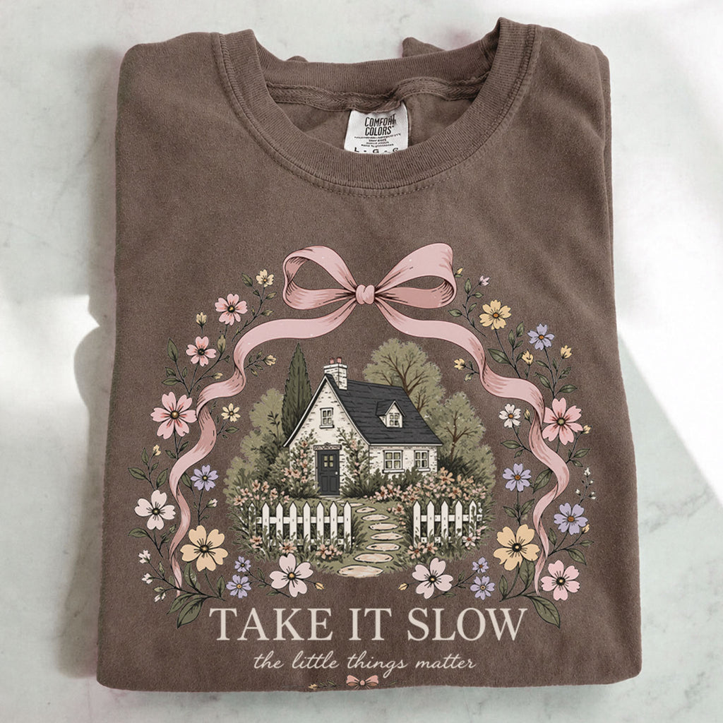 Take It Slow Coquette Cottage T-Shirt