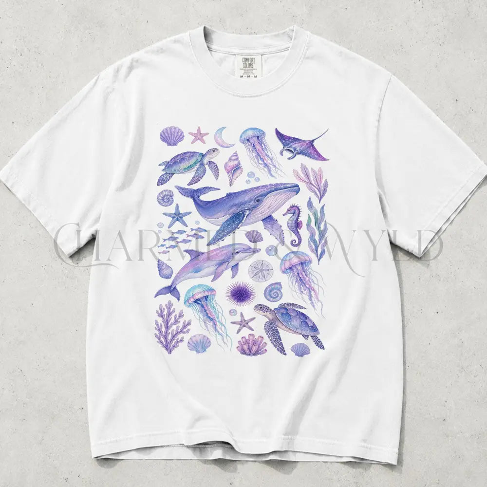 Ocean Animals Comfort Colors T-Shirt - T-Shirt