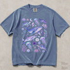 Ocean Animals Comfort Colors T-Shirt - Blue Jean / S - T-Shirt