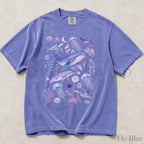 Ocean Animals Comfort Colors T-Shirt - Flo Blue / S - T-Shirt