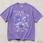 Ocean Animals Comfort Colors T-Shirt - Violet / S - T-Shirt