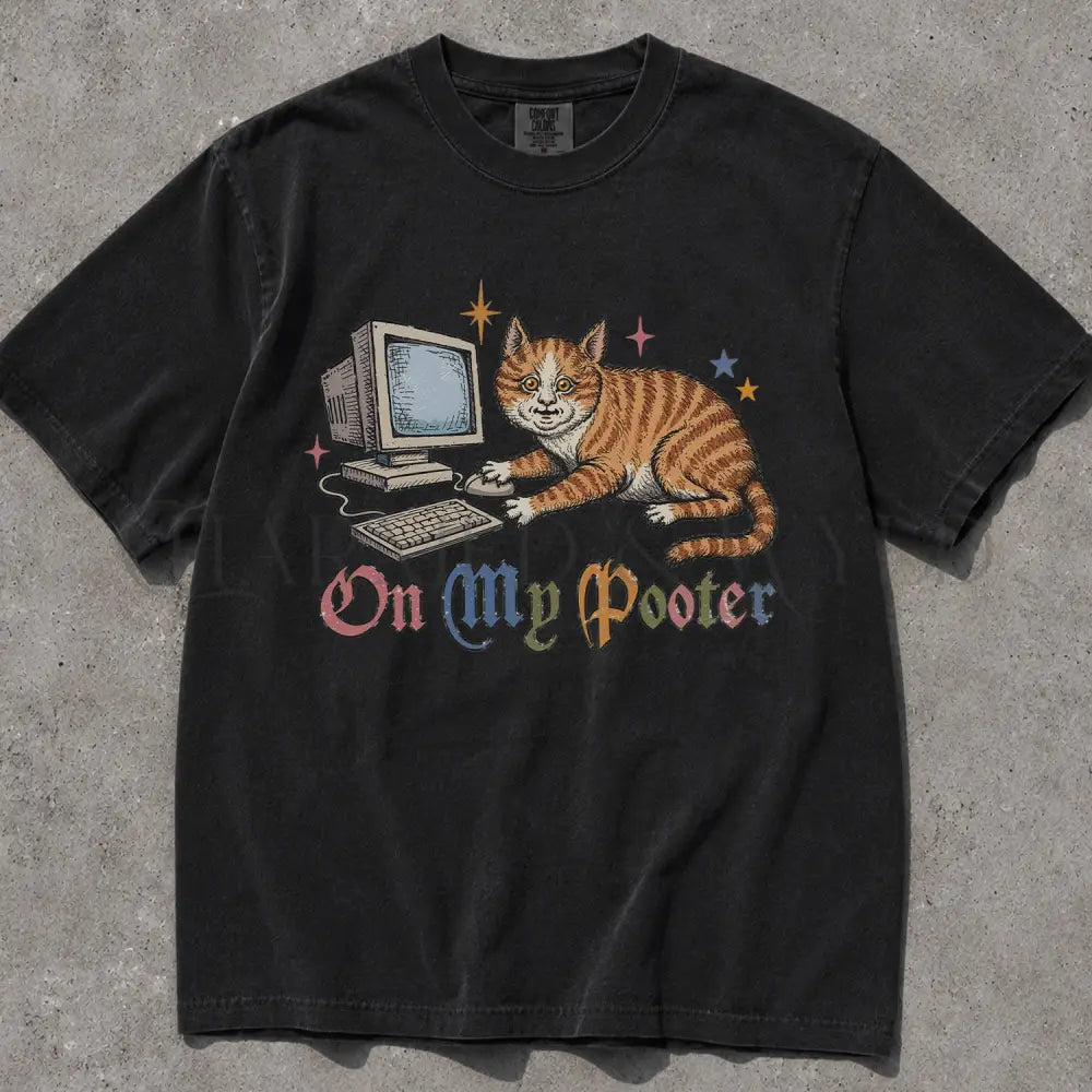 On My Pooter Comfort Colors T-Shirt - T-Shirt