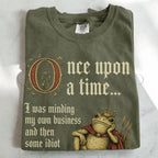 Once Upon A Time Frog Prince Shirt - Moss / S - T-Shirt