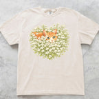 Orange Cat Wildflower T-Shirt
