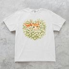 Orange Cat Wildflower T-Shirt