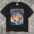 Overstimulated Dolphin Comfort Colors T-Shirt - Black / S - T-Shirt