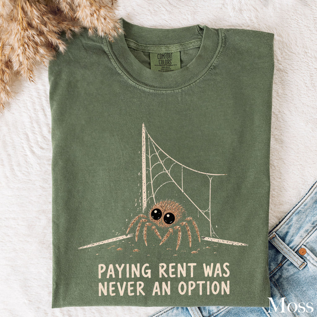 Rent Free Spider Comfort Colors Shirt