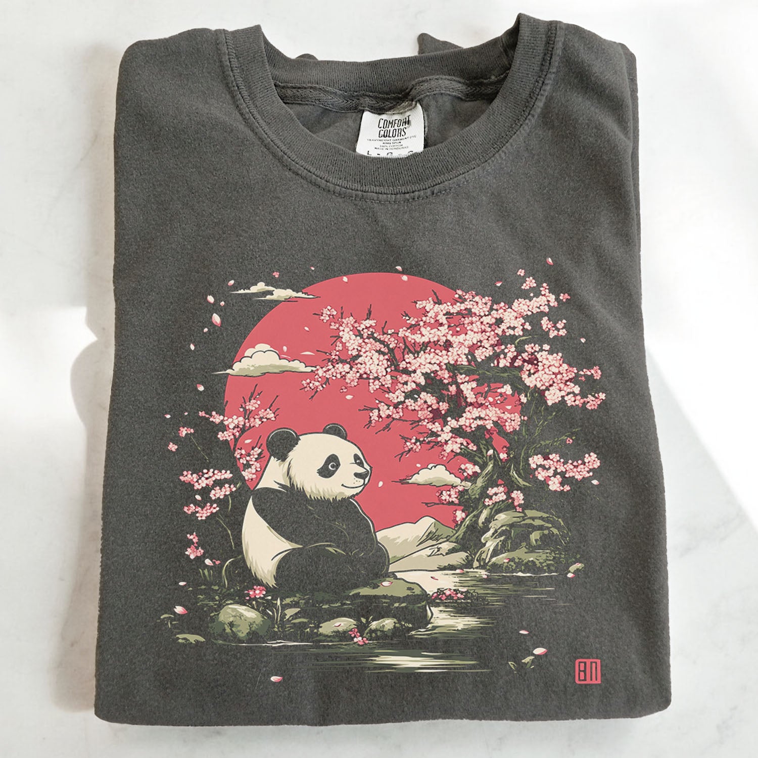 Panda Cherry Blossom T-shirt
