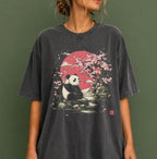 Panda Cherry Blossom T-shirt