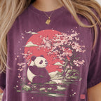 Panda Cherry Blossom T-shirt